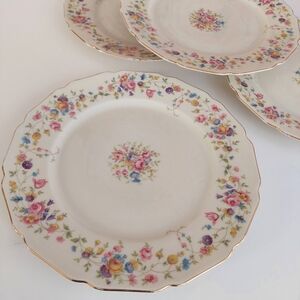 Set of 4 Thomas Ivory La Salle Dinner Plates, Thomas Bavaria Germany